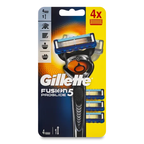 Бритва З Змінними Касетами Fusion5 Proglide Gillette, 1шт