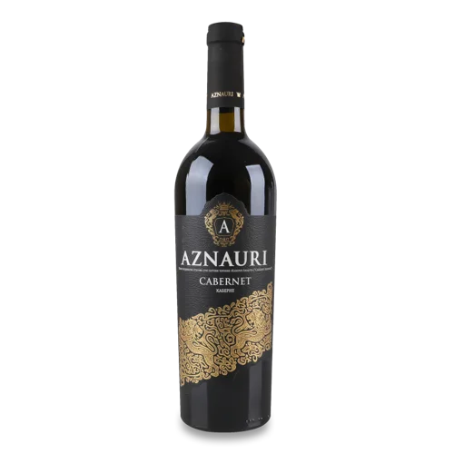Вино Червоне Сухе Cabernet Aznauri, в/ґ, 0.75л, 9.5-14%