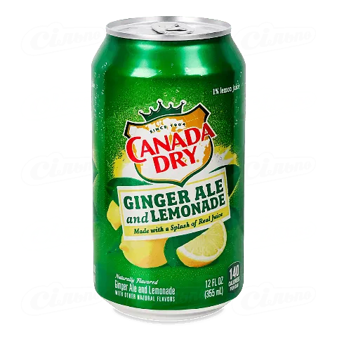 Напій Canada Dry Ginger Ale and Lemonade газовий, 0,355л