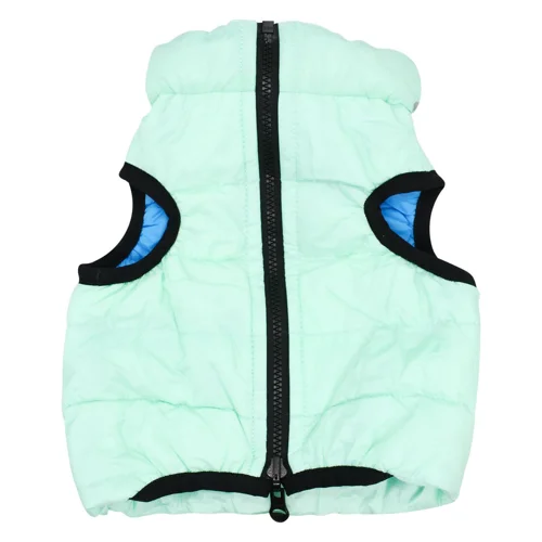 Курточка AiryVest Lumi Світиться в темряві для собак р.XS30 салатовий-блакитний