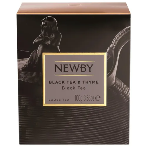 Чай чорний Newby Black Tea & Thyme 100г