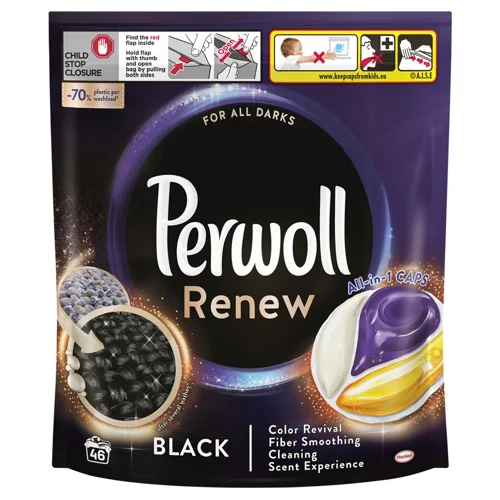 Капсули для прання Perwoll Renew Black 46шт*13,5г