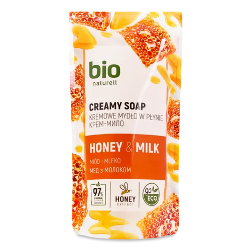 Крем-мило Honey&Milk Bio Naturell, Натуральне, 460 мл