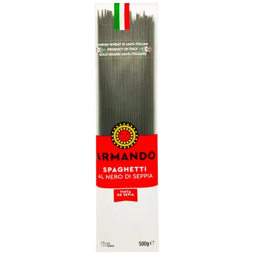 Макарони Armando Spaghetti Nero di Seppia 500г