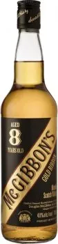 Віскі Mc Gibbons Gold Ribbon 8 років 40% 0,7л