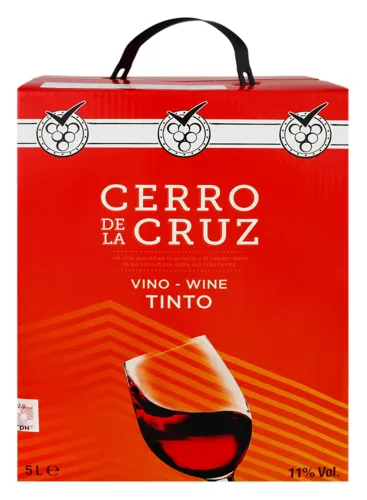 Вино 5л 11% червоне сухе Cerro de la Cruz
