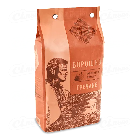 Борошно гречане «Лавка традицій» жорнового помелу, 1кг