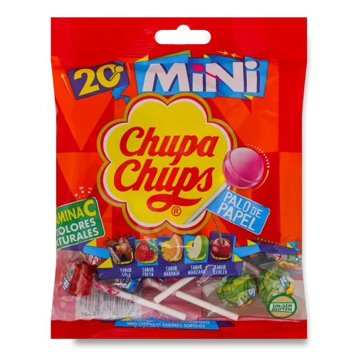 Карамель Mini Chupa Chups, М'яка, В/ґ, 120 г