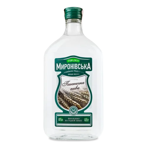 Горілка Вищого Ґатунку Пшенична Нива Миронівська, 0.35л, 40%
