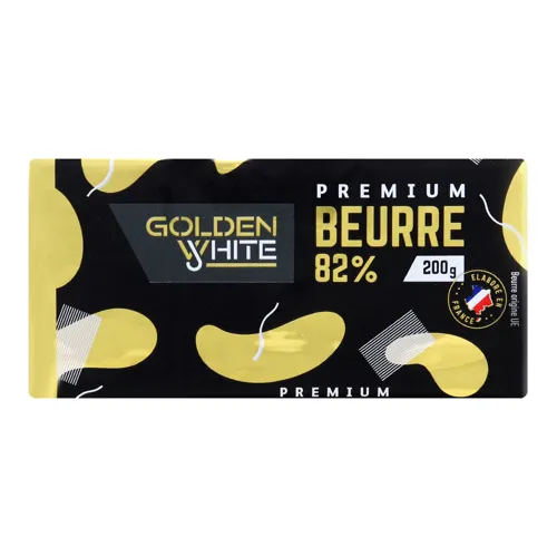 Масло 82% вершкове Premium Golden White м/у 200г