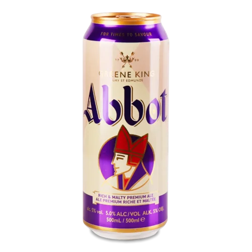 Пиво Greene King Abbot Ale янтарне з/б