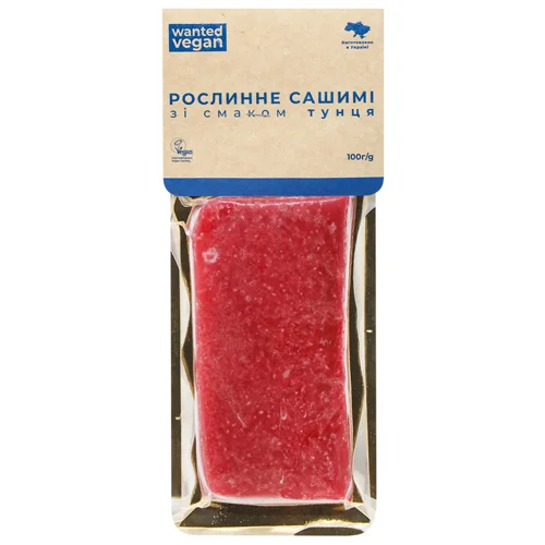 Сашимі Wanted Vegan рослинне зі смаком тунця 100г