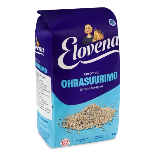 Крупа Ячмінна Вищого Ґатунку Elovena, 1кг