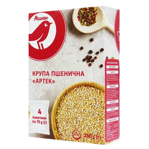 Крупа пшенична Ашан Артек 280г