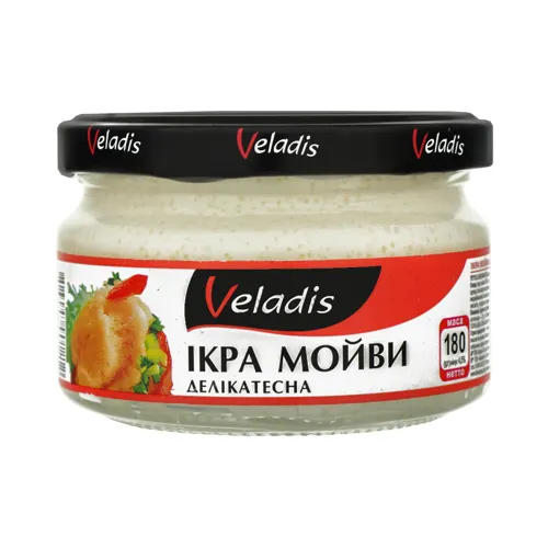 Ікра мойви делікатесна в соусі Veladis с/б 180г