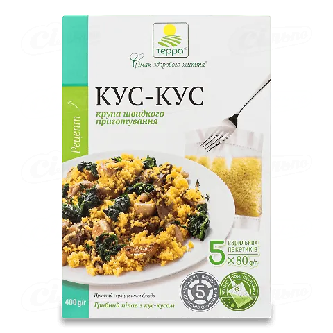 Крупа Терра кус-кус швидкого приготування 400г