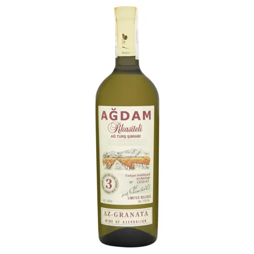Вино Az-Granata Agdam біле сухе 13% 0,75л