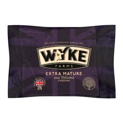 Сир 48% Extra Mature and Delicious Cheddar Wyke Farms м/у 200г