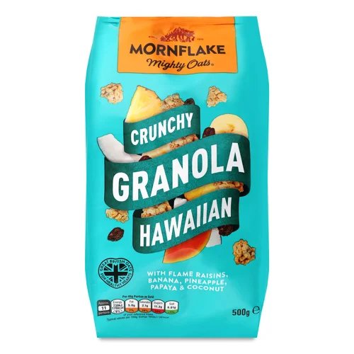Завтрак Mornflake Гранола гавайская овсяная сухой,500г