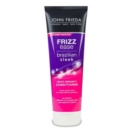 Кондиціонер Випрямляючий Brazilian Sleek Frizz Ease John Frieda, 250мл