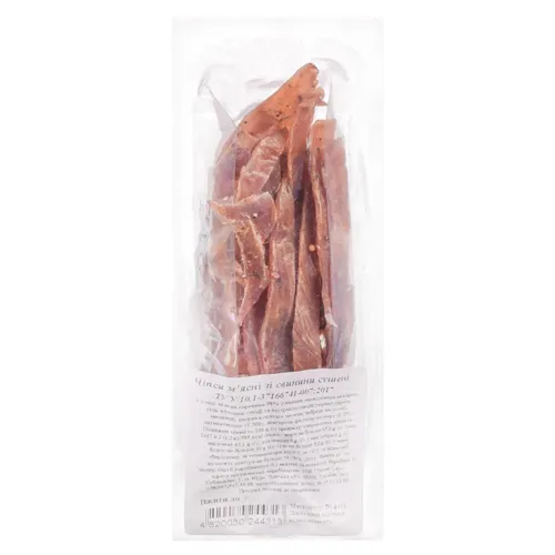 Чіпси м'ясні зі свинини сушені 50г