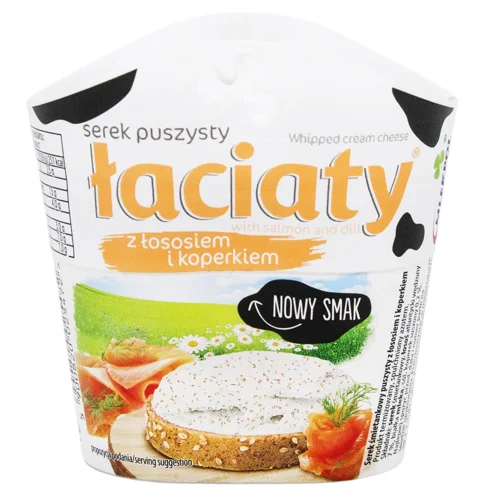 Крем-сир Laciaty збитий з лососем та кропом 150г