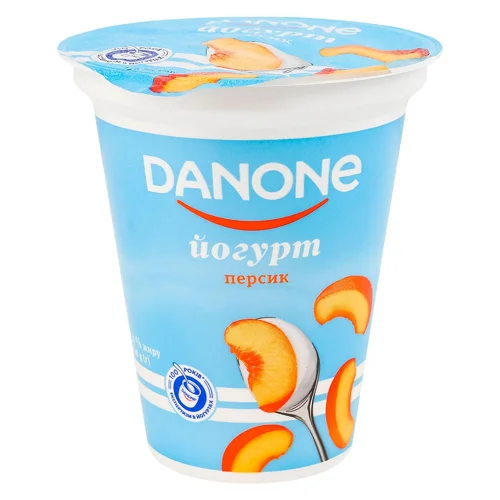 Йогурт Danone персик 3,2% 260г