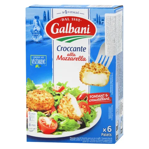 Продукт сирний Galbani Croccante alla Mozzarella для запікання 6х25г