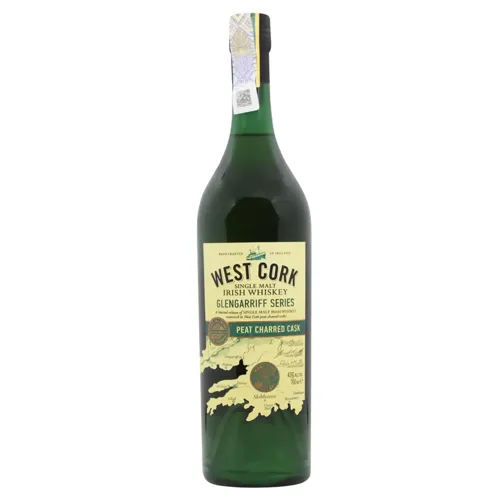 Віскі West Cork Glengarriff Peat Charred Cask 43% 0,7л