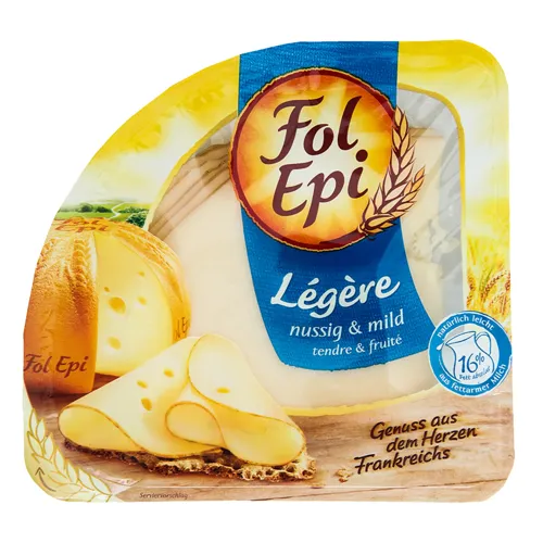 Сир напівтвердий Legere Fol Epi лоток 150г
