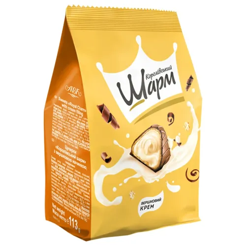 Цукерки АВК Королівський Шарм з вершковою начинкою 113г