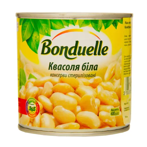 Квасоля біла Bonduelle з залізної банки 400г