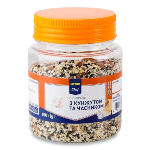 Приправа З Кунжутом Та Часником Metro Chef, П/б 150г
