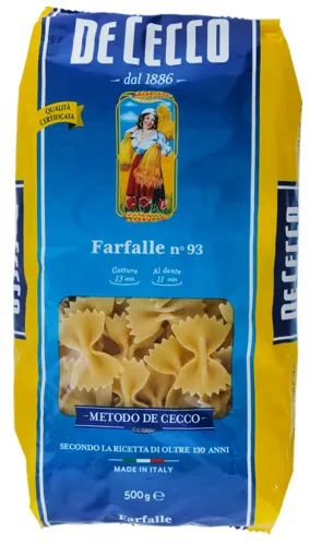 Вироби макаронні Farfalle De Cecco м/у 500г