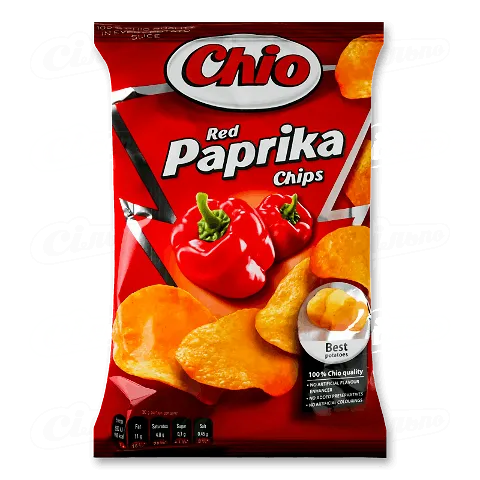 Чіпси Chio картопляні зі смаком паприки 75г