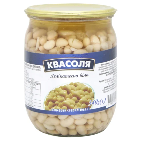 Квасоля делікатесна біла 500г