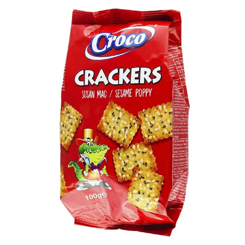 Крекер Croco з кунжутом і маком 100г