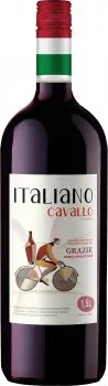Напиток винний Italiano Cavallo GRAZIE червоний полусолодкий 1.5л 8.0-8.5%