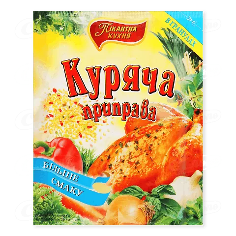 Приправа «Пікантна кухня» куряча гранульована, 70г