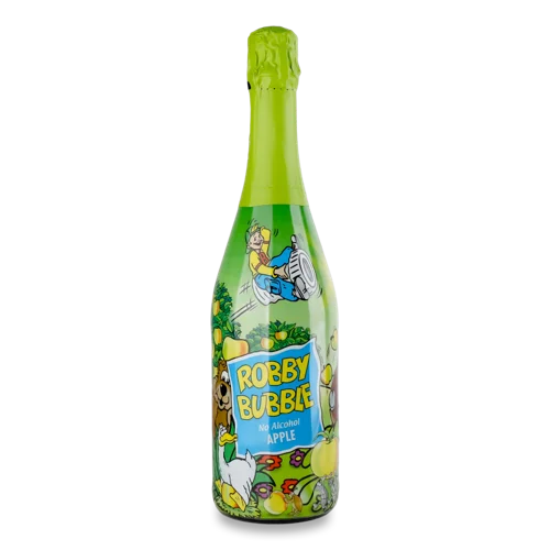 Шампанське Дитяче Robby Bubble Яблуко З Соком, 0.75л