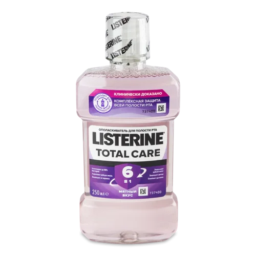 Ополіскувач для порожнини рота 6в1 Total Care Listerine, 250мл