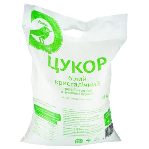 Цукор Auchan білий кристалічний 10кг