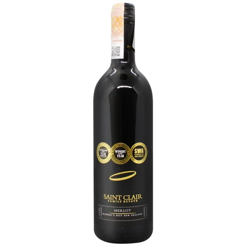 Вино Saint Clair Merlot Hawkes Bay червоне сухе 13,9% 0,75л