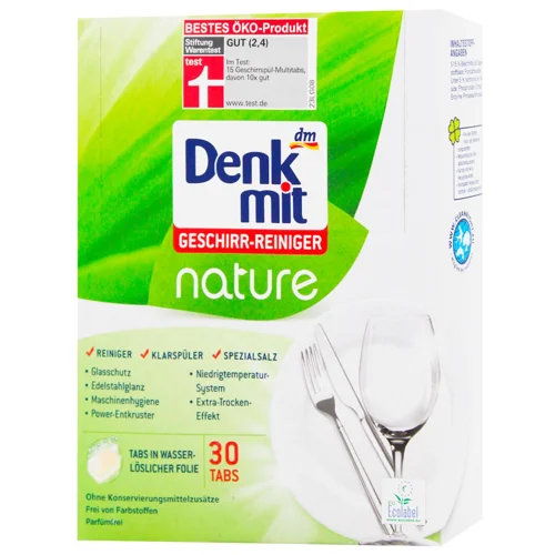 Таблетки для посудомийних машин DenkMit 30шт