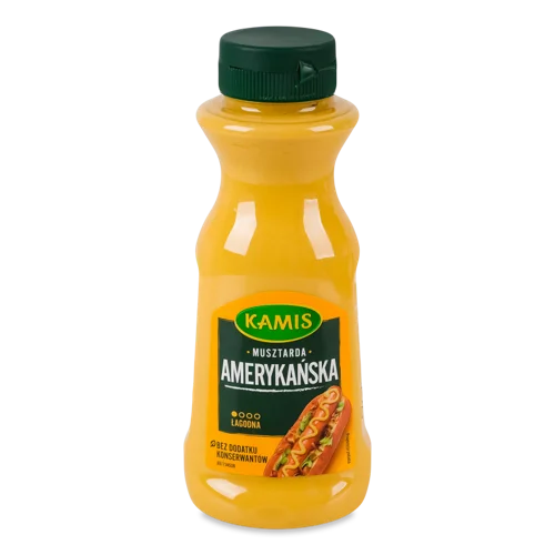 Гірчиця Американська Kamis, Пластикова Пляшка, 290г