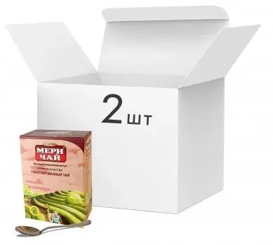 Упаковка індійського чорного чаю Мери Чай Гранульований 100г + Ложка х 2 шт
