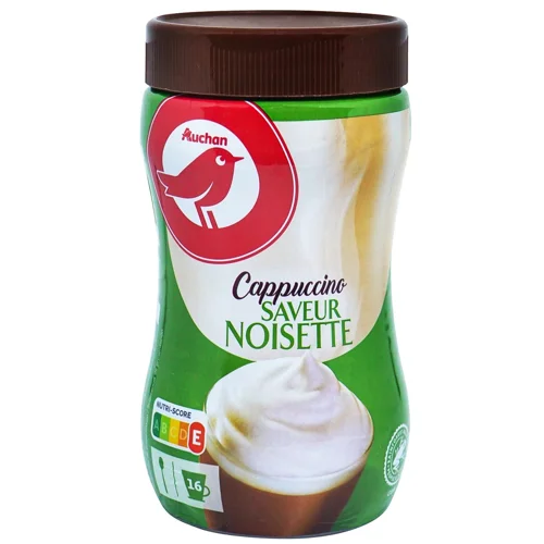 Капучино Auchan зі смаком лісового горіху 250г