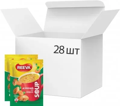 Суп Reeva зі смаком курки з локшиною 17г