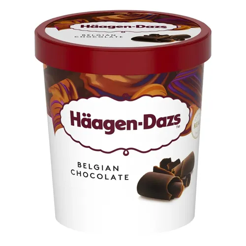 Морозиво Haagen-Dazs Бельгійський шоколад 400г