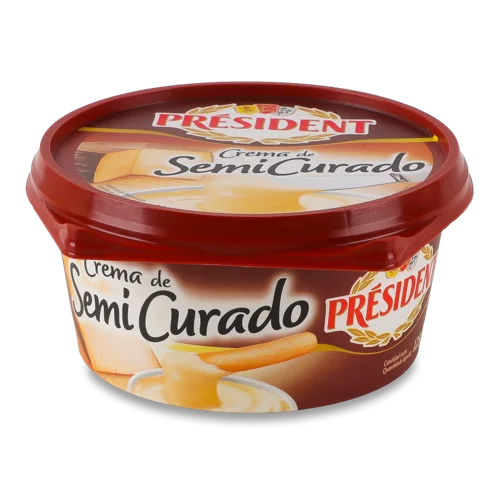 Сир Плавлений В/ґ President Crema De Semi Curado 125г